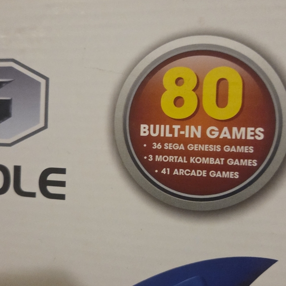 Sega Genesis Classic Game Console 25th Anniversary 80 Built In Games - Picture 3 of 8